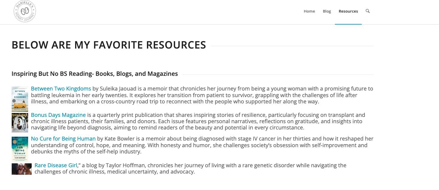 Resources - Danielle Roessle